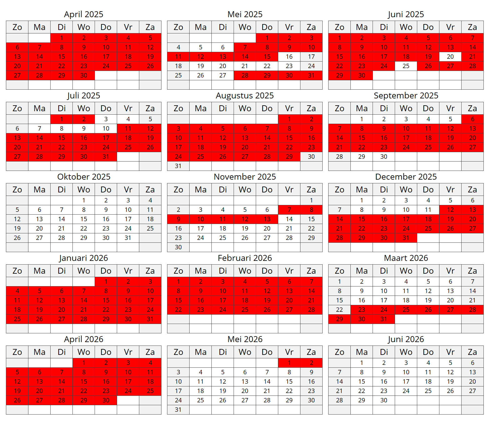 Beschikbaarheidskalender van Ático Lolapaluza in Salobreña voor de komende 12 tot 15 maanden