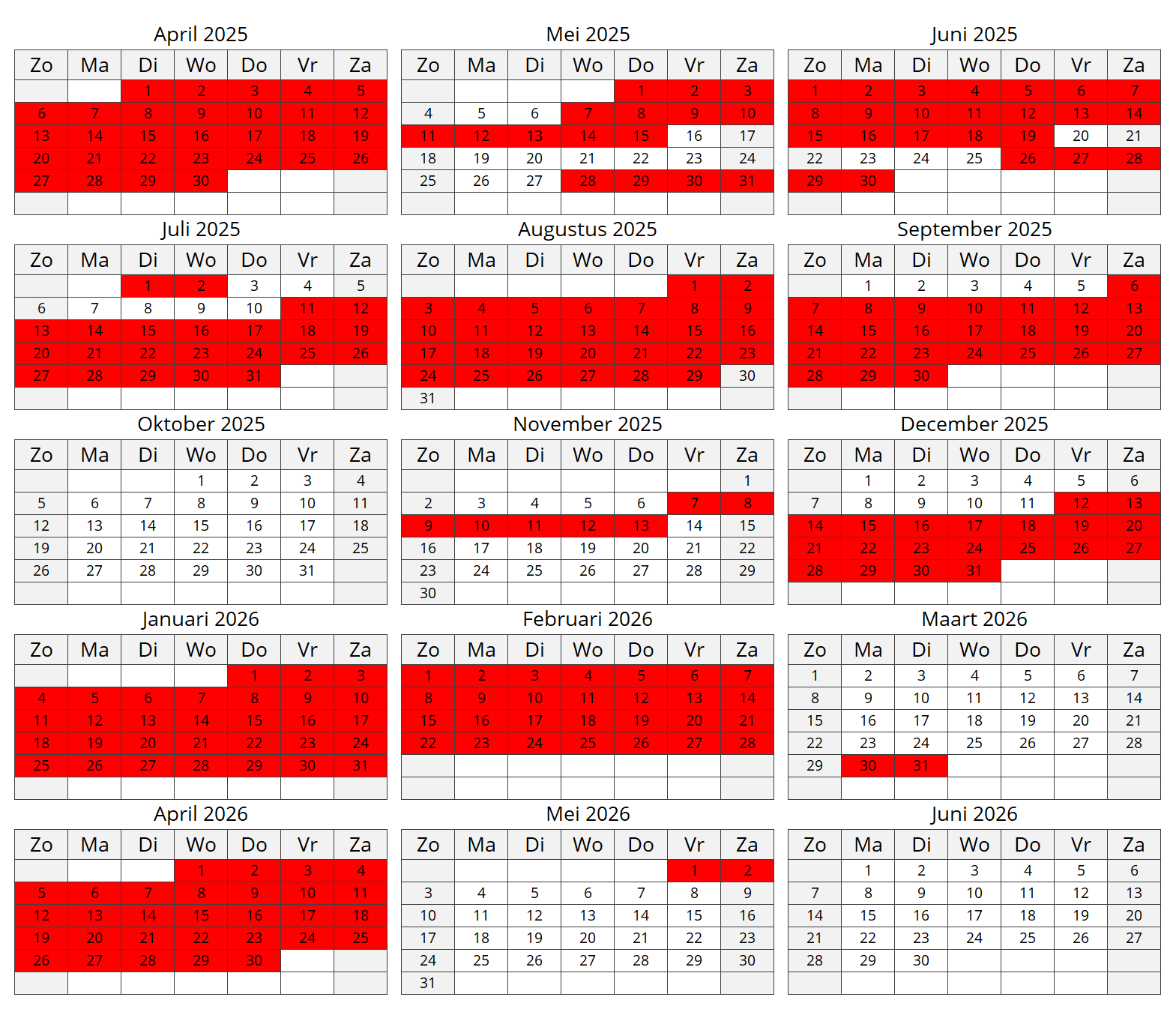 Beschikbaarheidskalender van Ático Lolapaluza in Salobreña voor de komende 12 tot 15 maanden