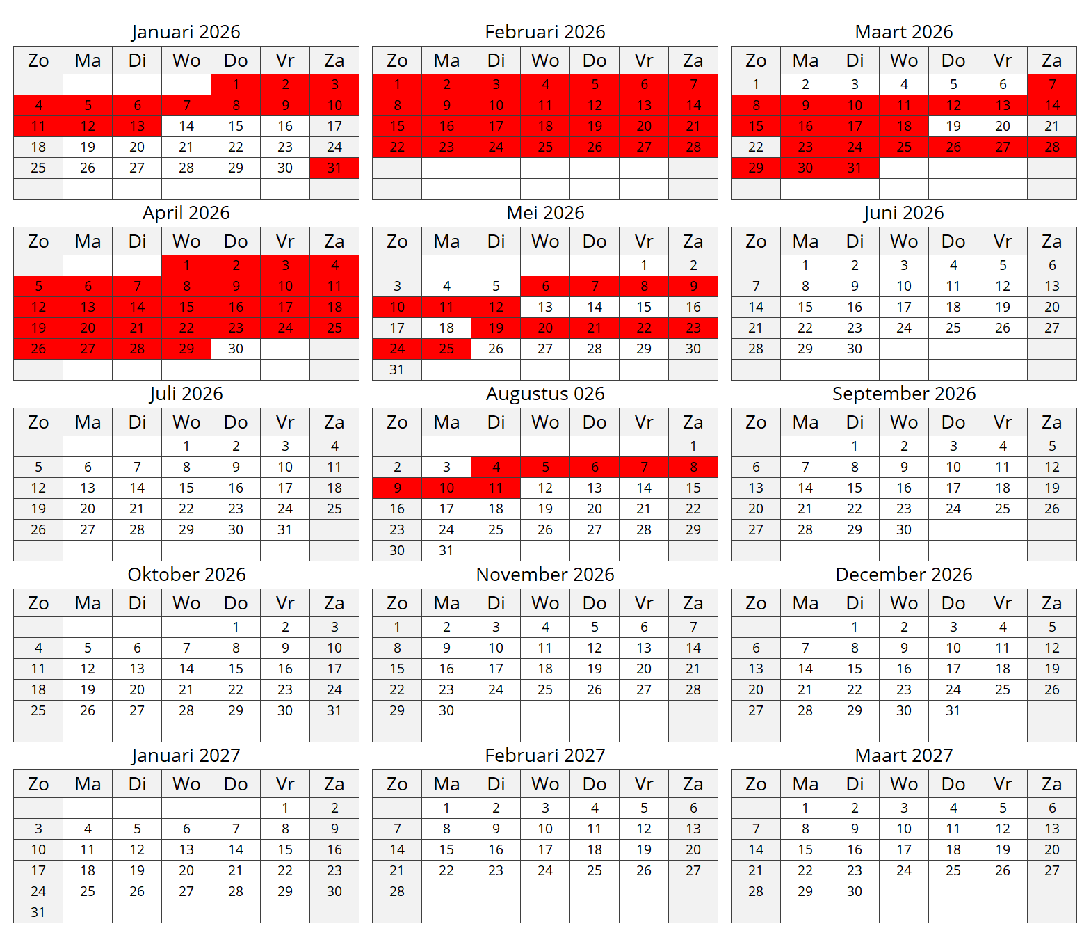 Beschikbaarheidskalender van Ático Lolapaluza in Salobreña voor de komende 12 tot 15 maanden